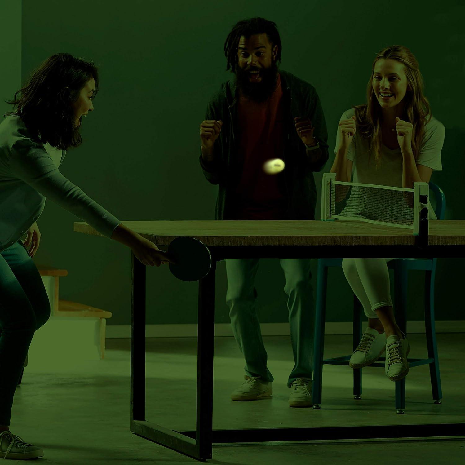 Pelotas de Ping Pong Brillantes Franklin Sports 40mm - Paquete de 6