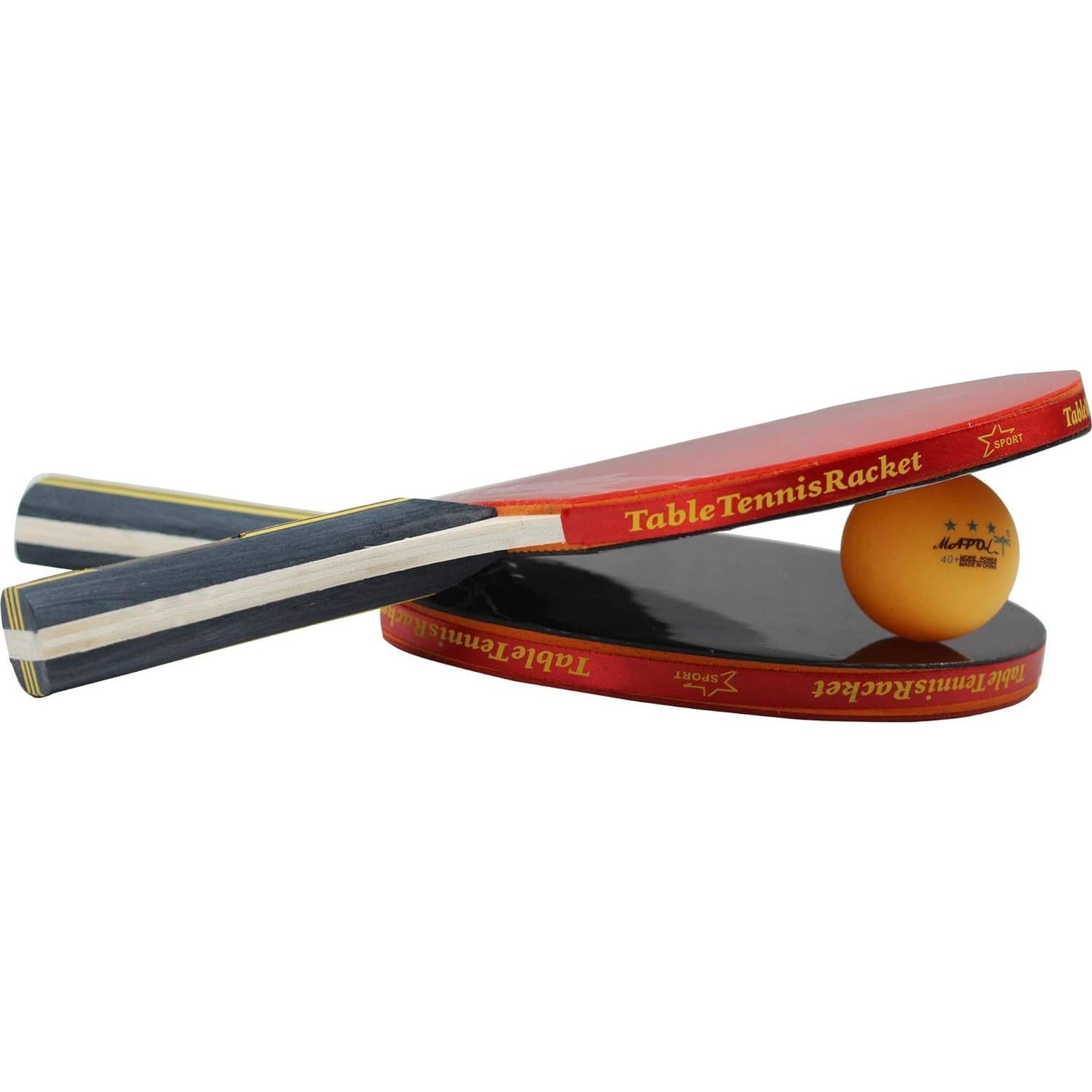 Conjunto de Tenis de Mesa MAPOL - 4 Palas y 8 Pelotas