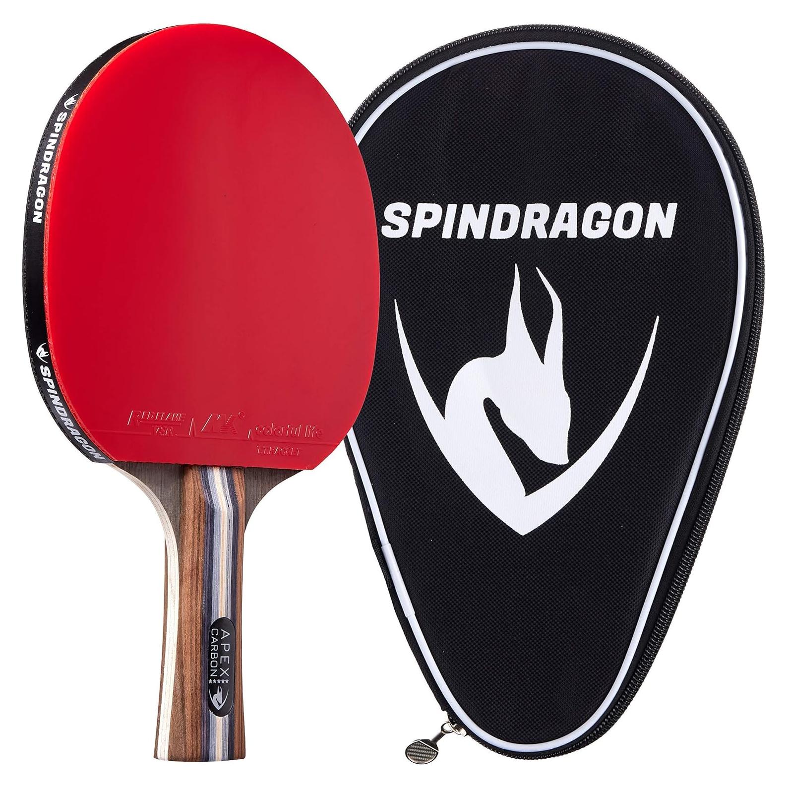 Pala de Ping Pong Spindragon Apex Carbon Profesional 176g