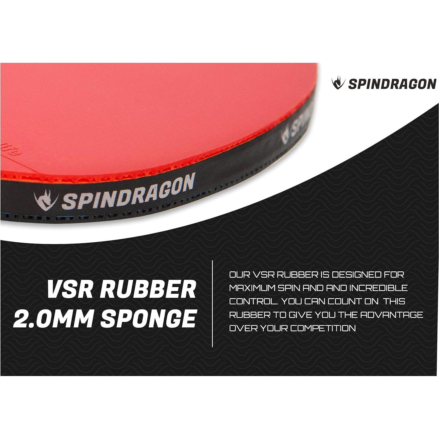 Pala de Ping Pong Spindragon Apex Carbon Profesional 176g