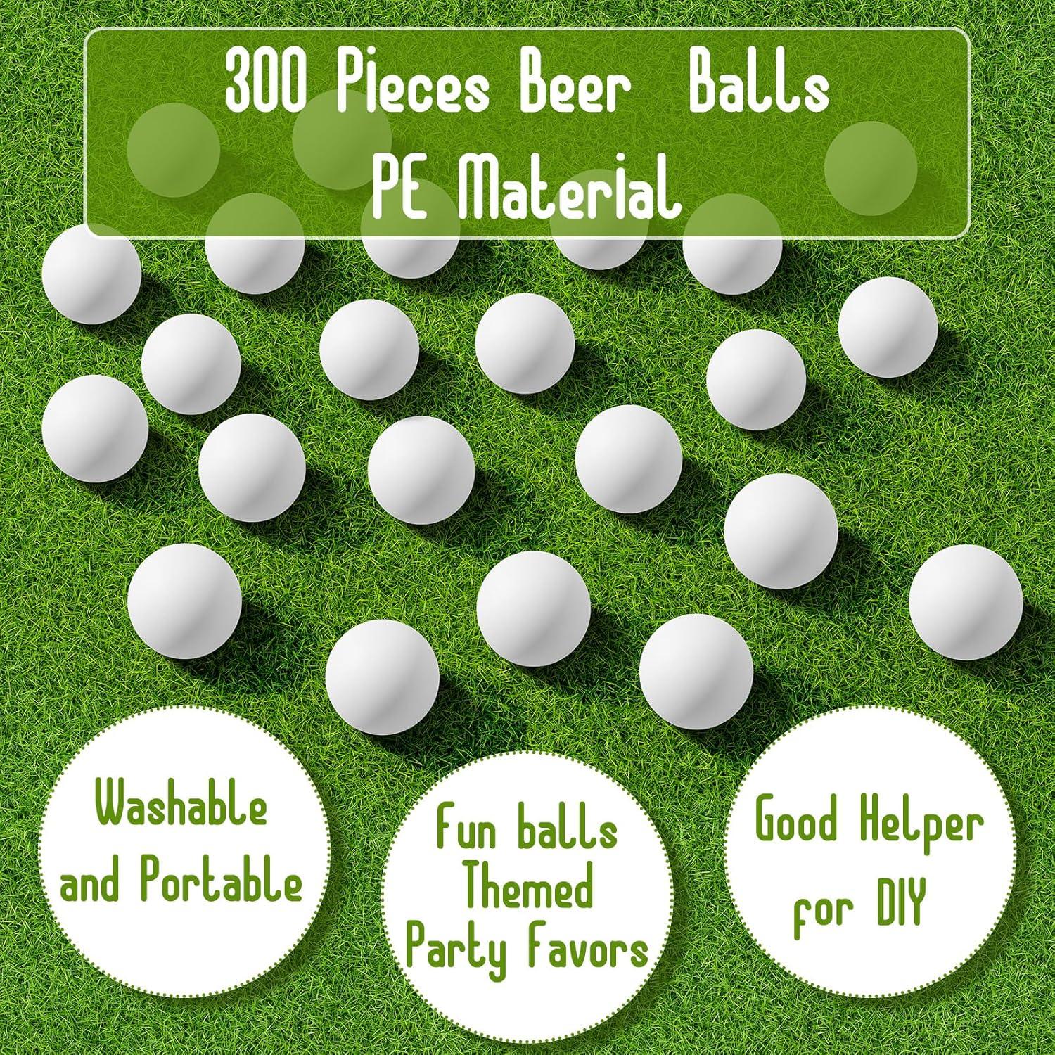 BBTO 300 Bolas de Tenis de Mesa Blancas 40 mm para Manualidades