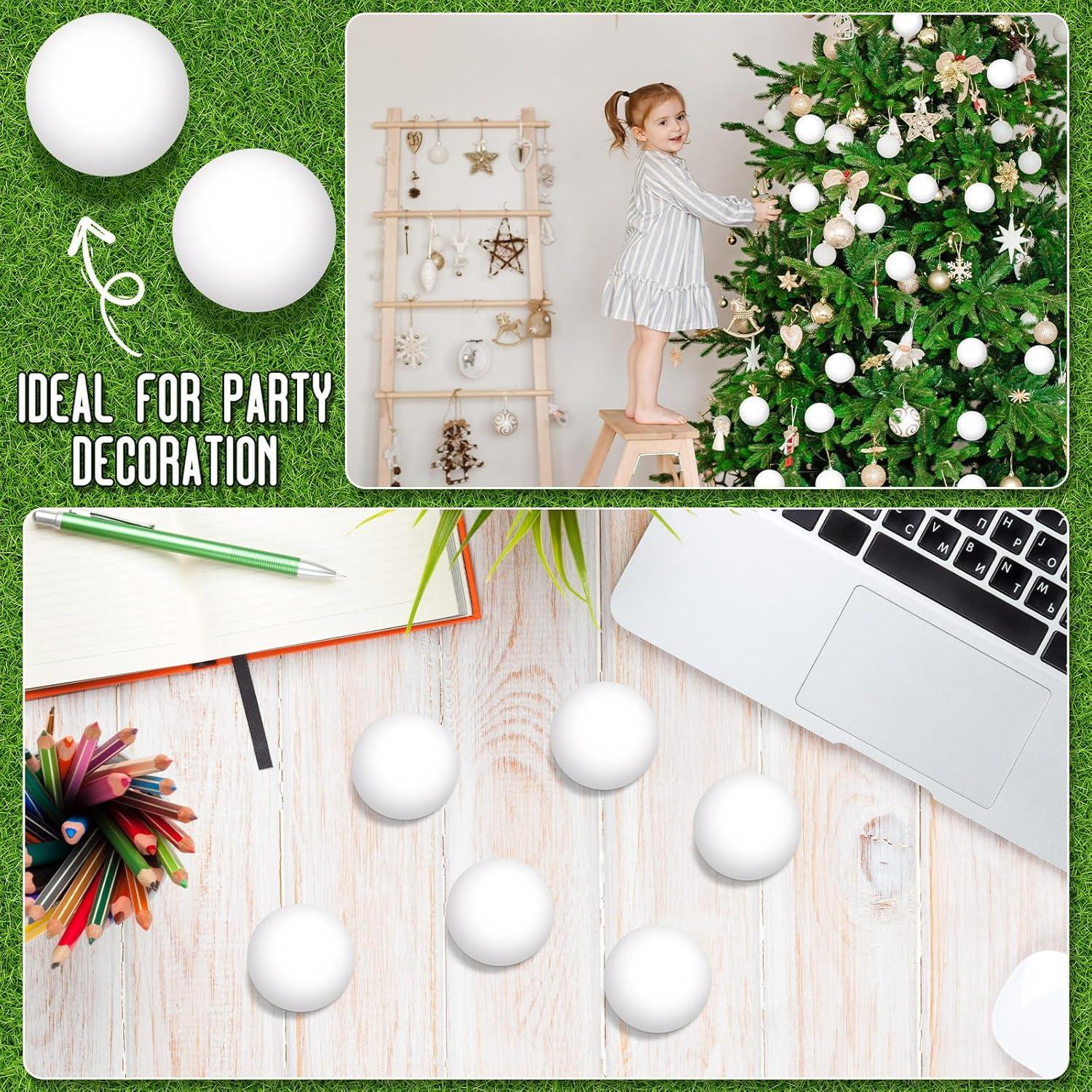 BBTO 300 Bolas de Tenis de Mesa Blancas 40 mm para Manualidades