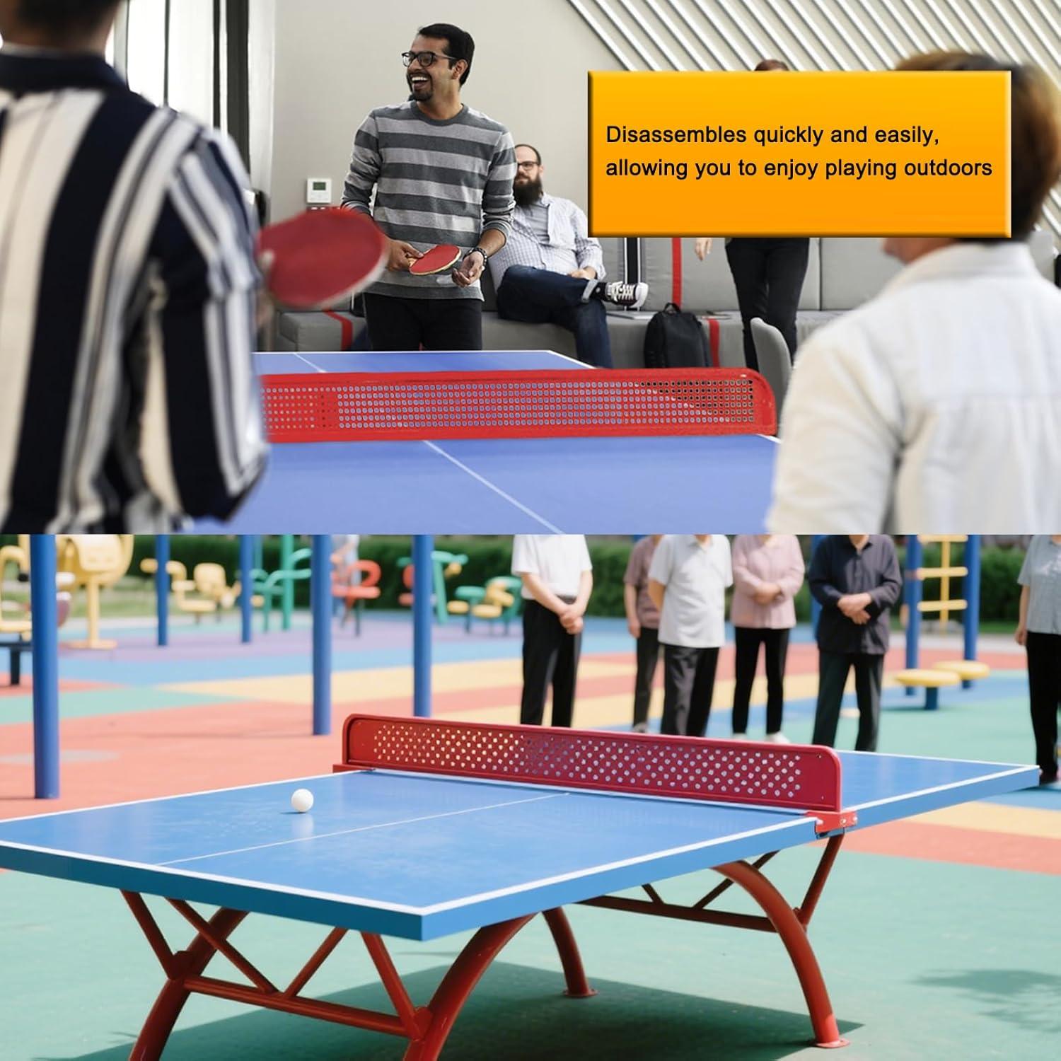 Red de Tenis de Mesa OYKSHDF 153 cm para Interior y Exterior