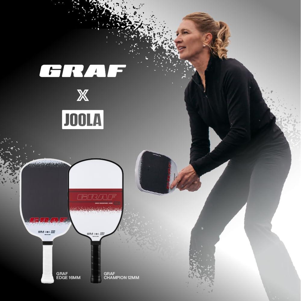 Paleta de Pickleball JOOLA GRAF Edge 16mm Fibra de Carbono