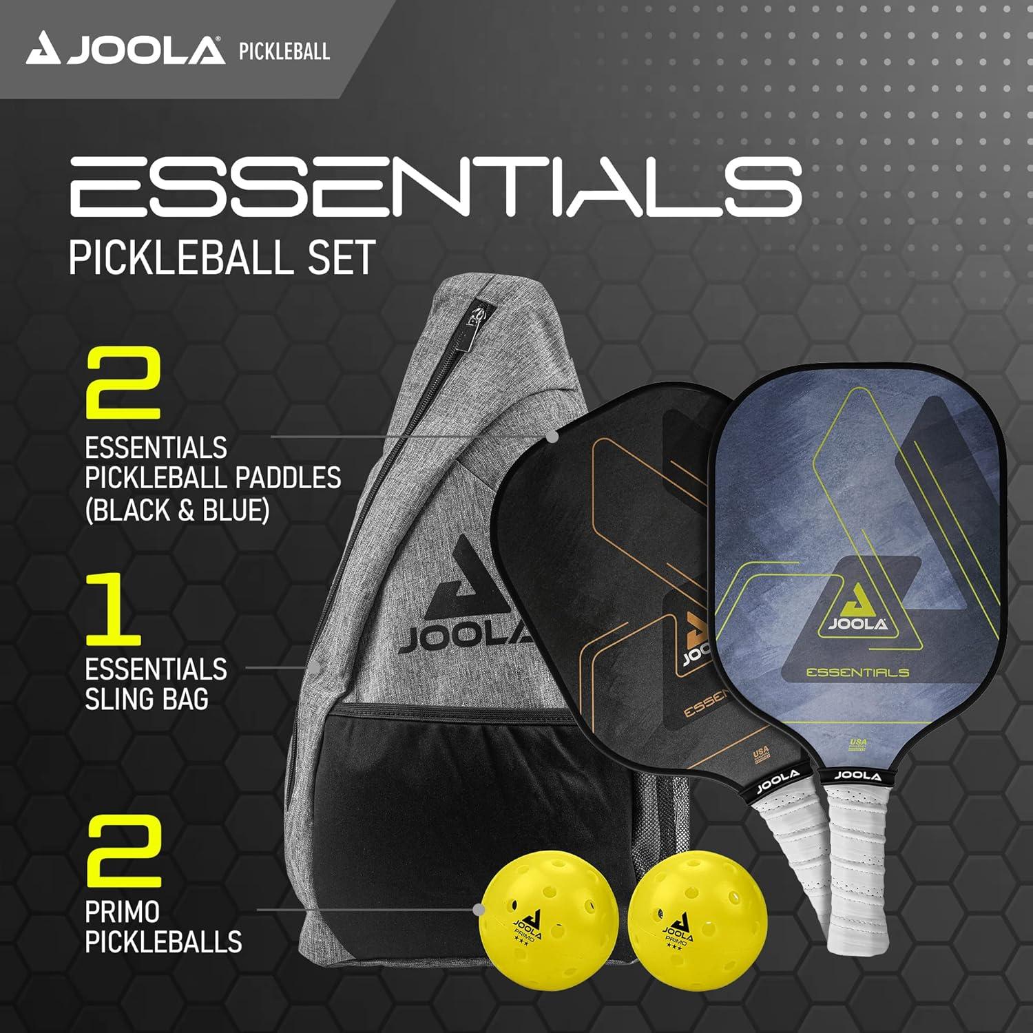 Set de Palas de Pickleball JOOLA Esenciales - 2 Palas y 4 Pelotas