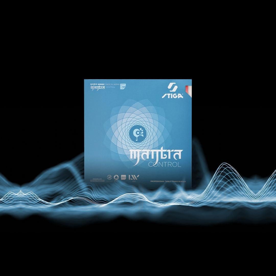 Goma de Tenis de Mesa Stiga Mantra Control 2.0mm Negra
