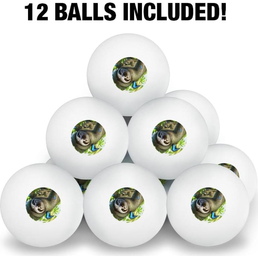 Pelotas de Ping Pong 3 Estrellas thejq - Paquete de 12 con Bolsa