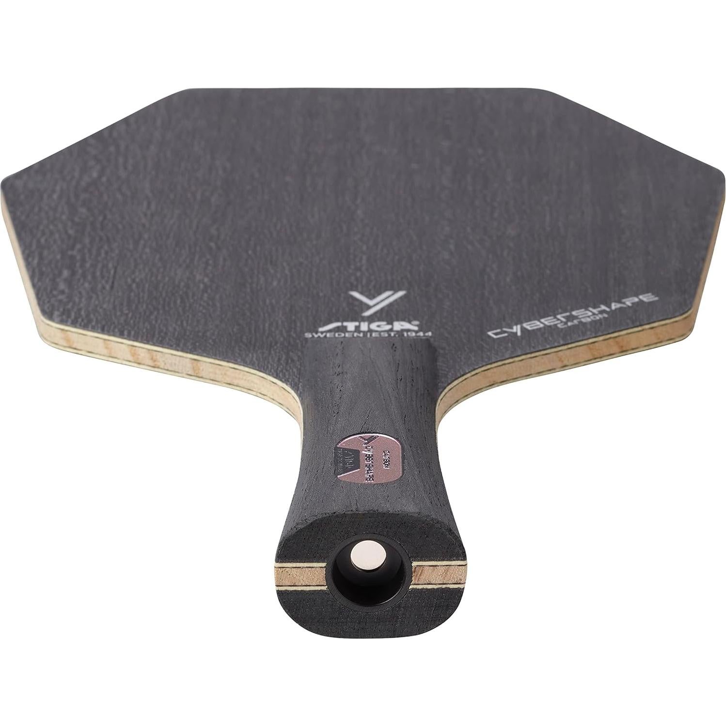 Paleta de Tenis de Mesa Stiga Cybershape Carbon CWT - Negro