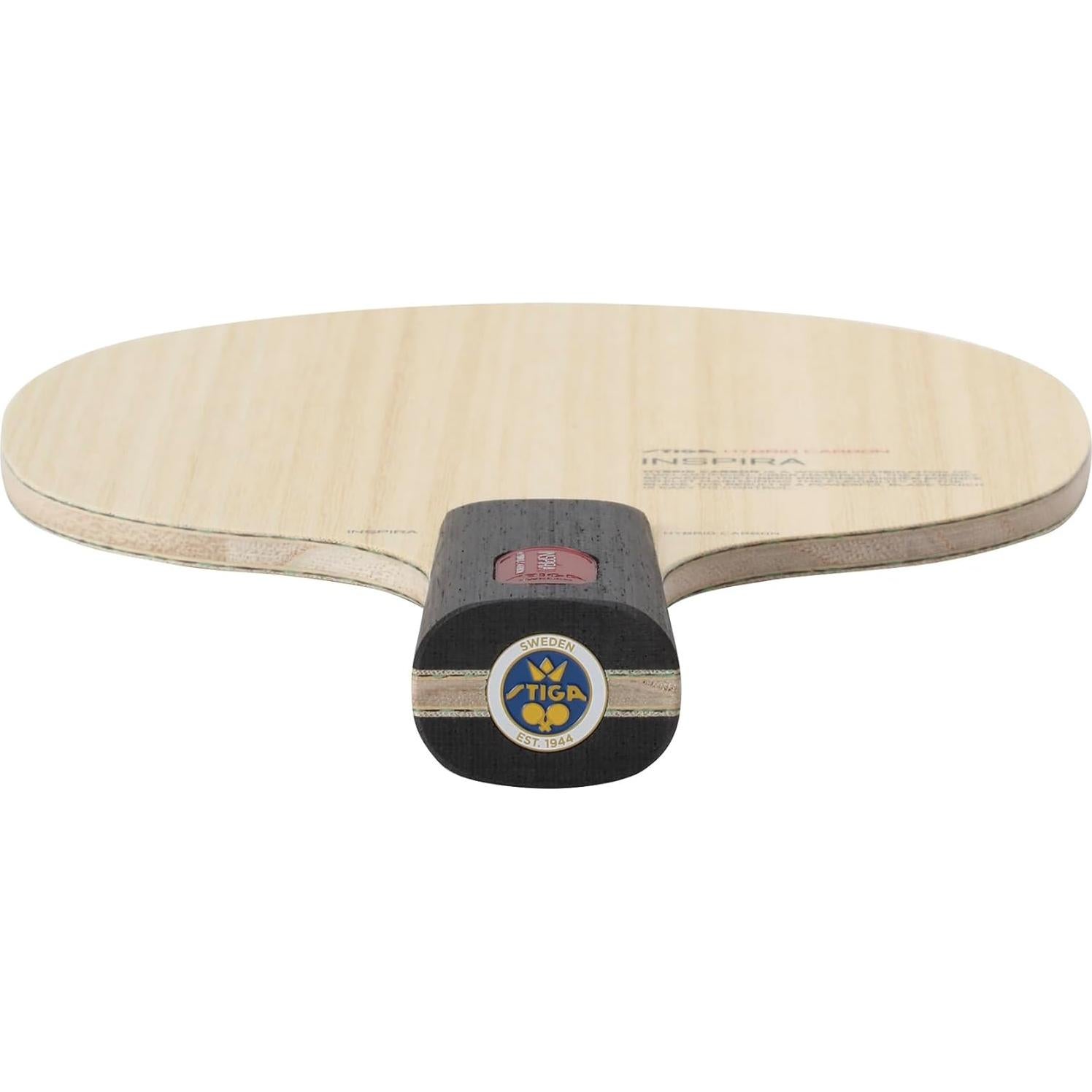 Paleta de Tenis de Mesa Stiga Inspira Híbrido Carbono 90g