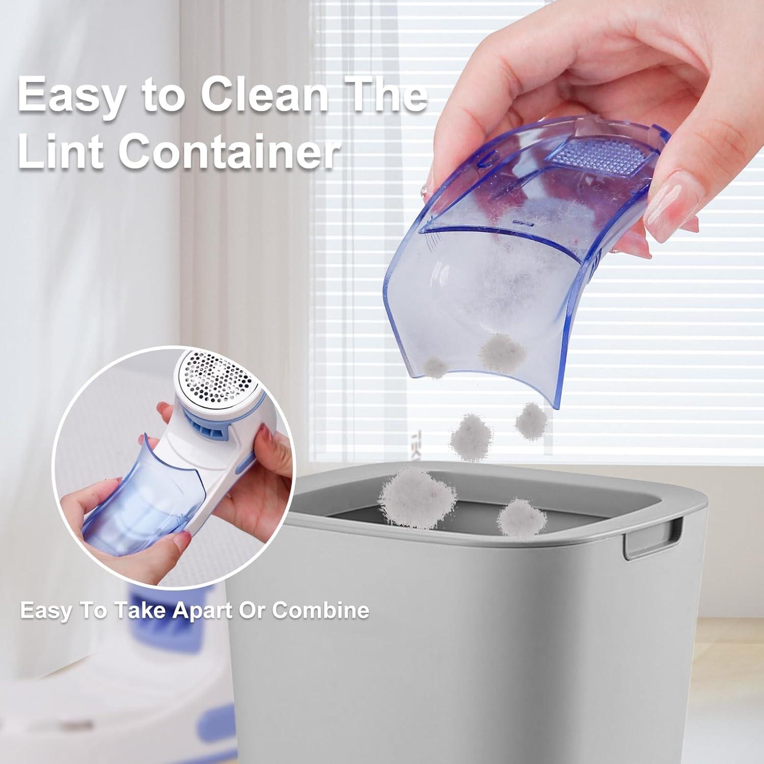 Raspador de Pelusa TEKI Recargable 6 Hojas USB