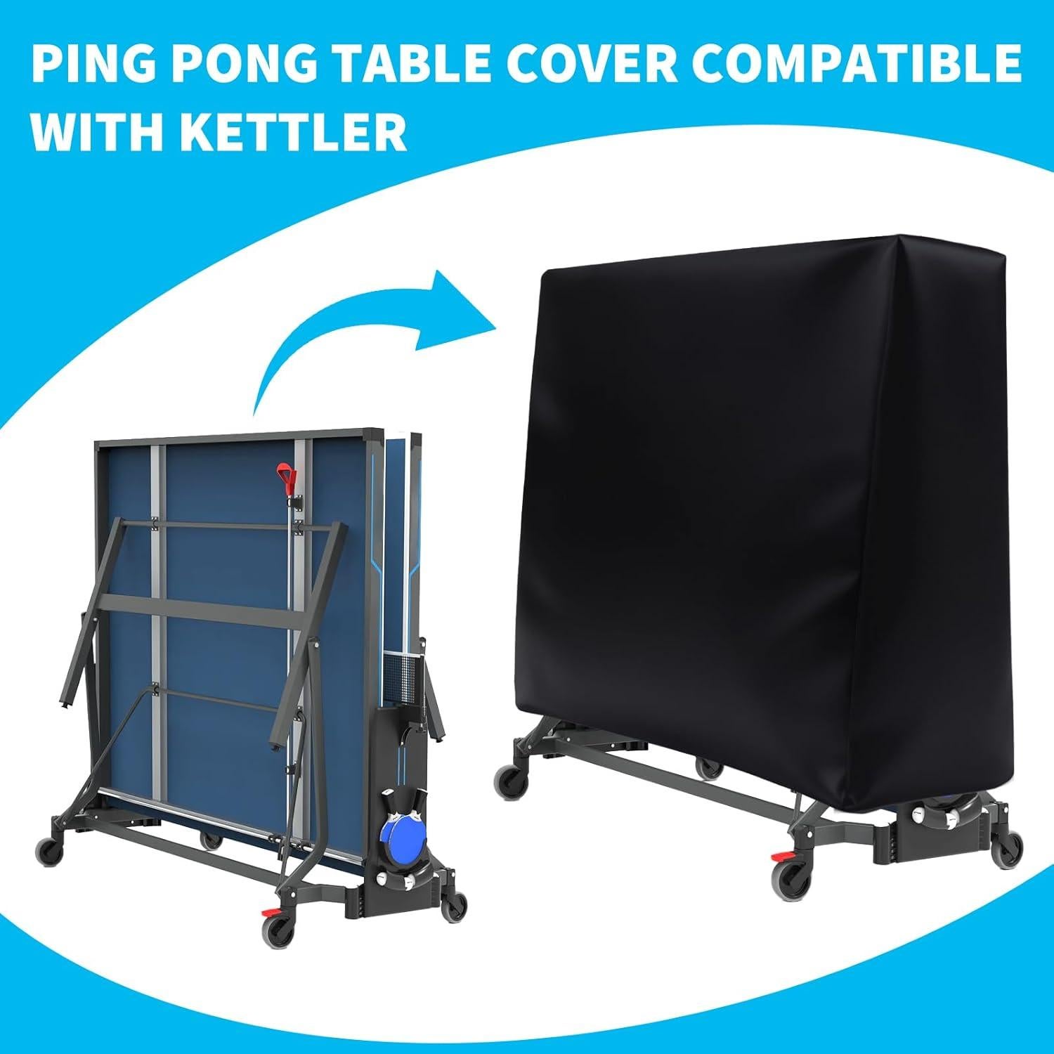 Funda de Mesa de Ping Pong Kettler Impermeable Oxford 0.74kg