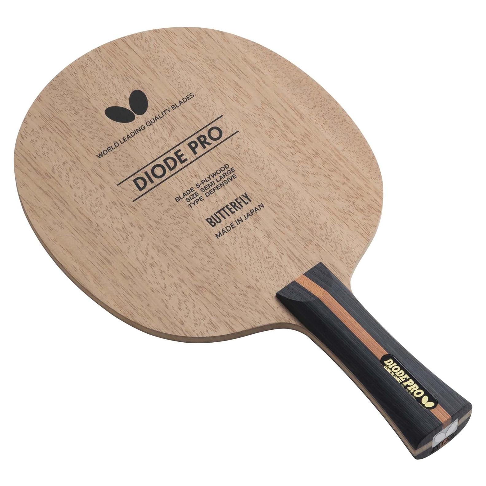 Cuchilla de Tenis de Mesa Butterfly Diode Pro - Madera Completa - Estilo FL