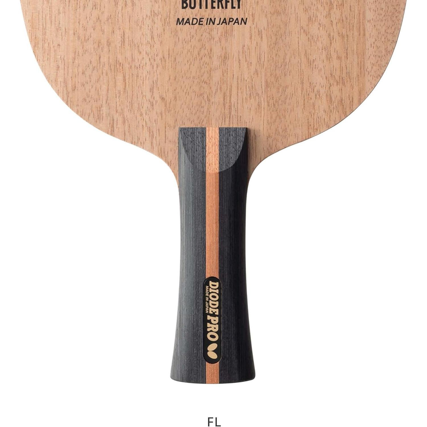 Cuchilla de Tenis de Mesa Butterfly Diode Pro - Madera Completa - Estilo FL