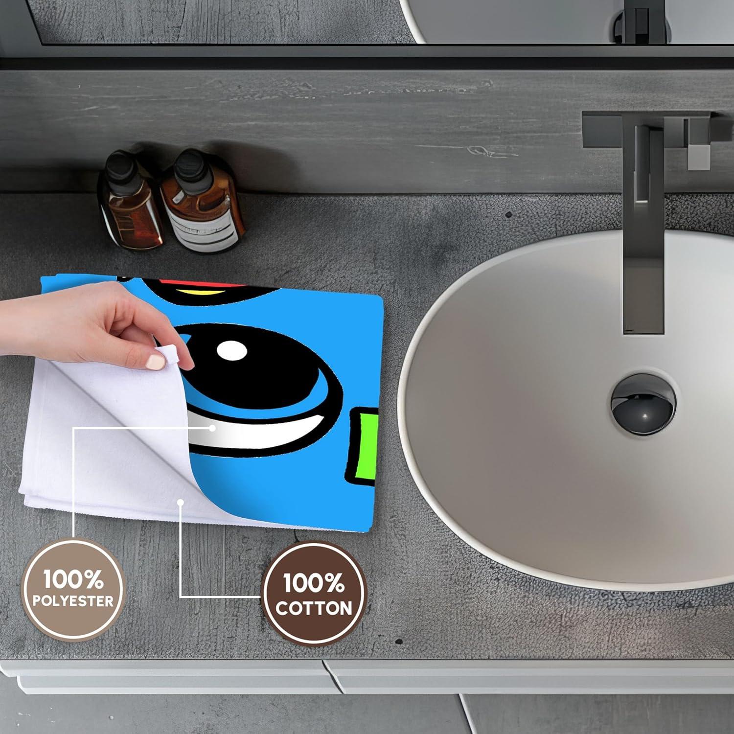 Toalla de Mano 3dRose Brillante Ojo Corazón Tenis 38x56cm