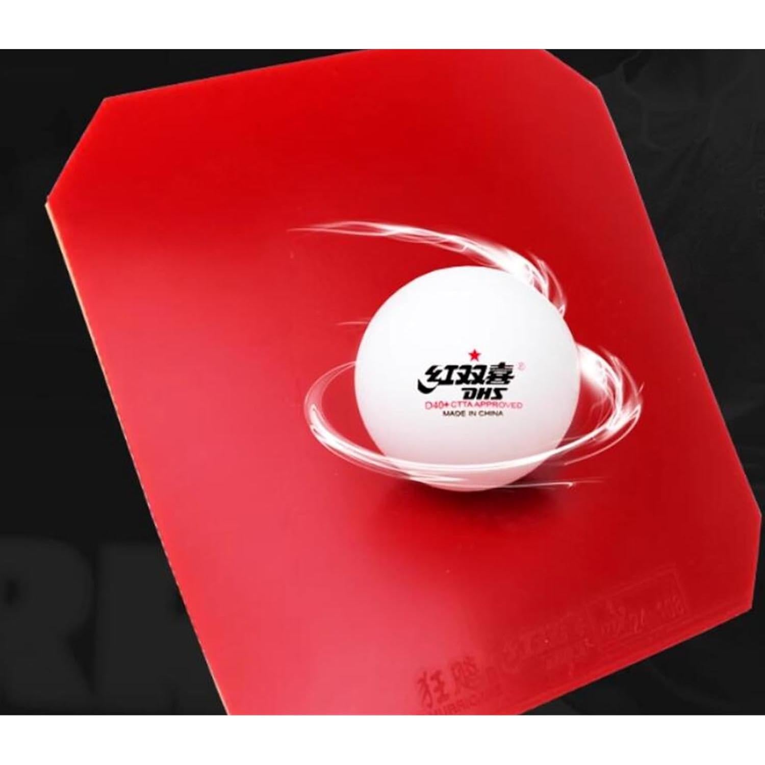 Goma de Tenis de Mesa MejoresPartes Hurricán 3 2.2mm Roja