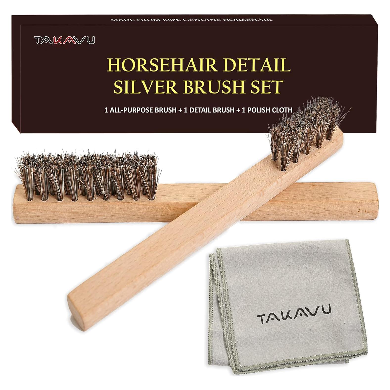 Juego de Cepillos de Detalle TAKAVU para Plata y Joyería