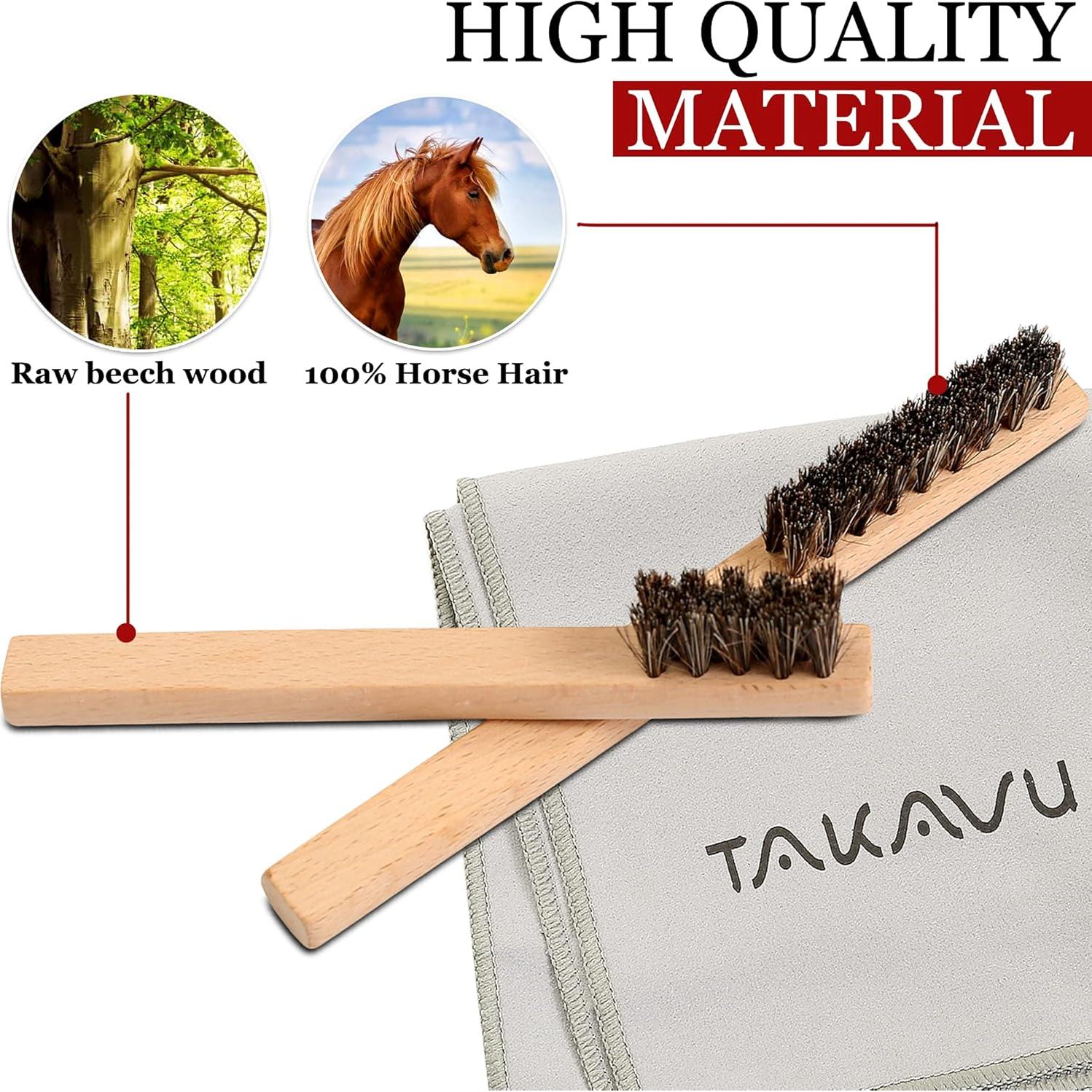 Juego de Cepillos de Detalle TAKAVU para Plata y Joyería