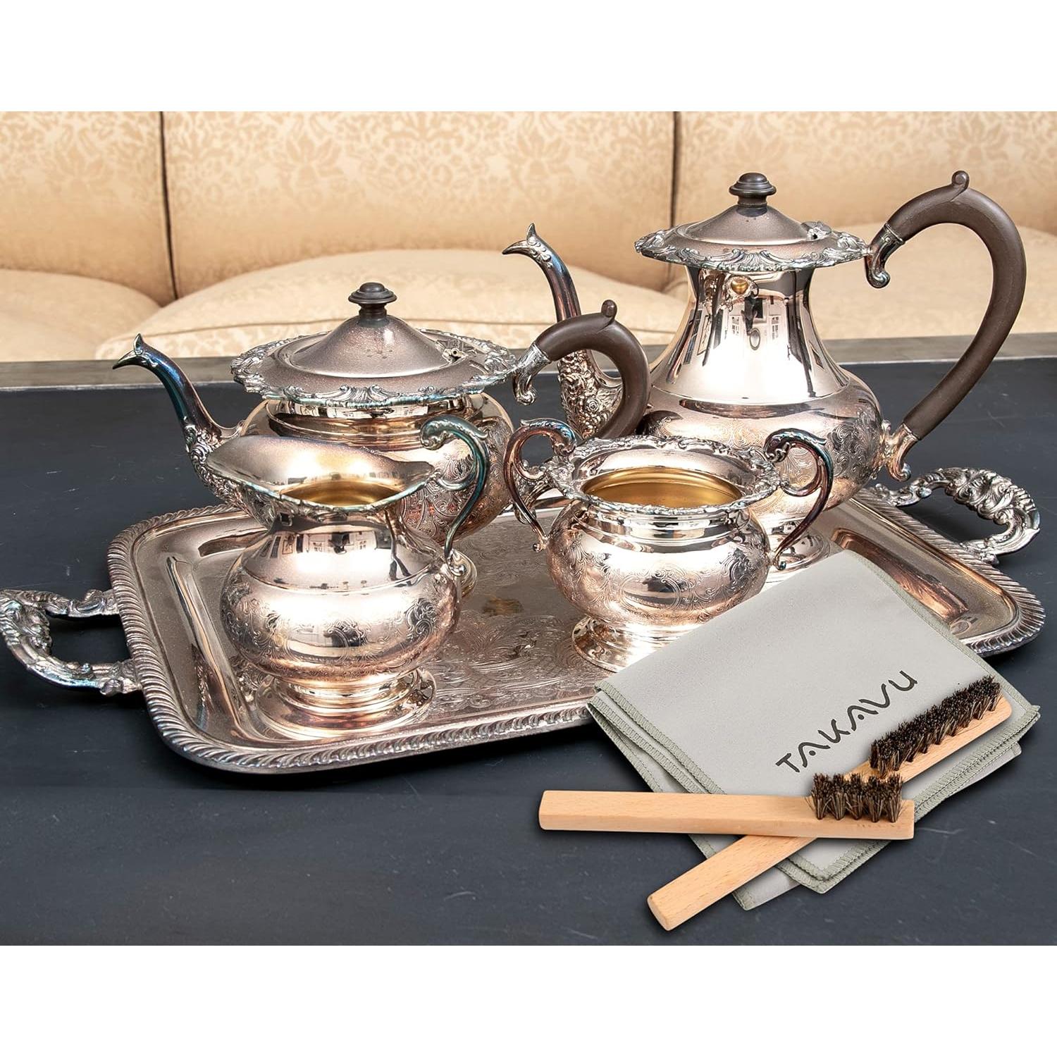 Juego de Cepillos de Detalle TAKAVU para Plata y Joyería