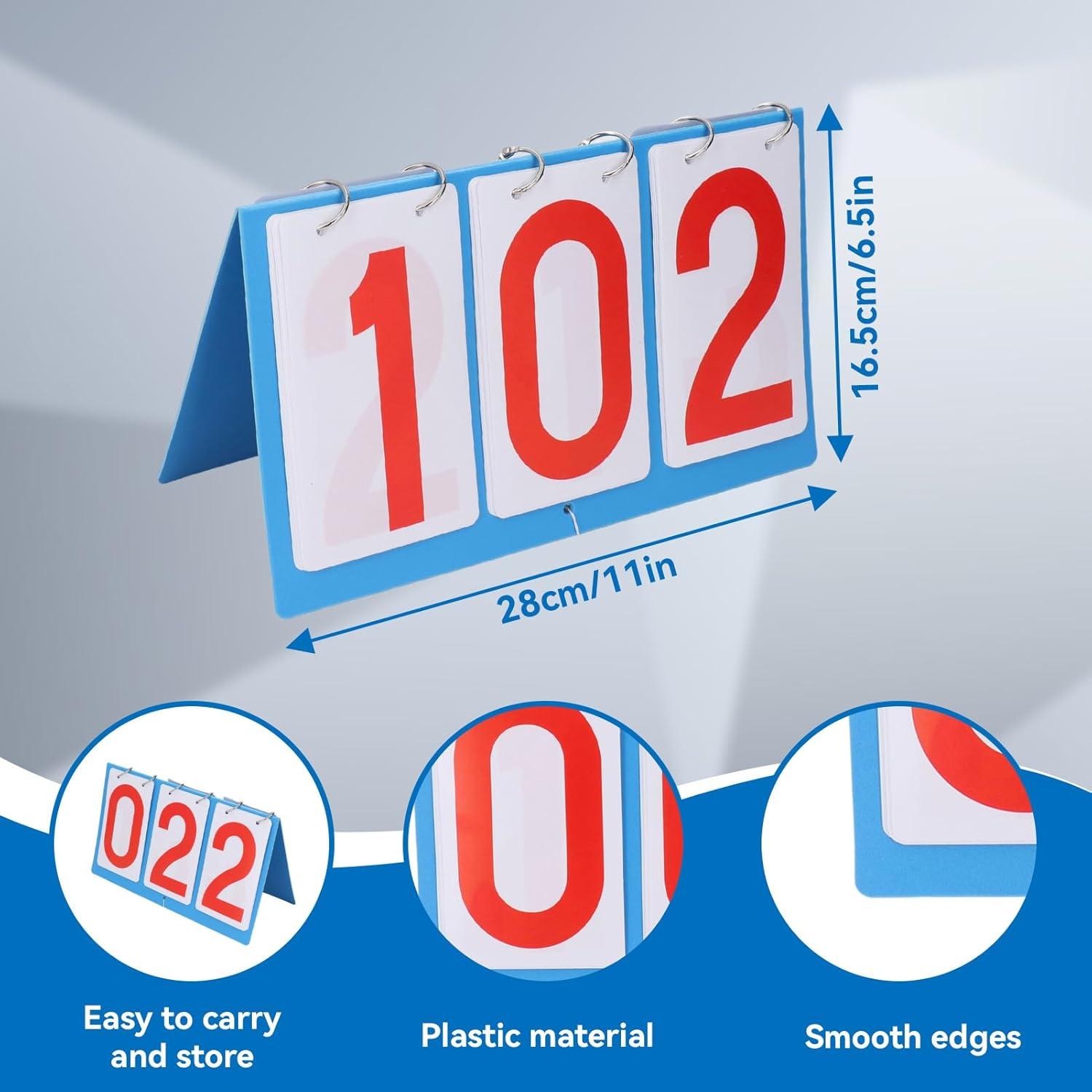 Tablero de Puntuación Portátil Equlup 3 Dígitos para Voleibol