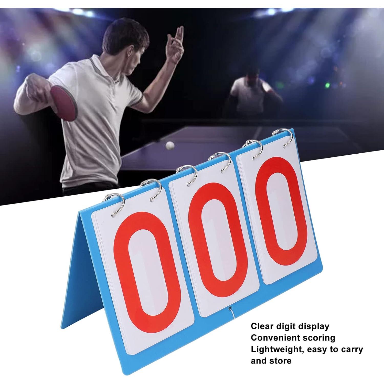 Tablero de Puntuación Portátil Equlup 3 Dígitos para Voleibol
