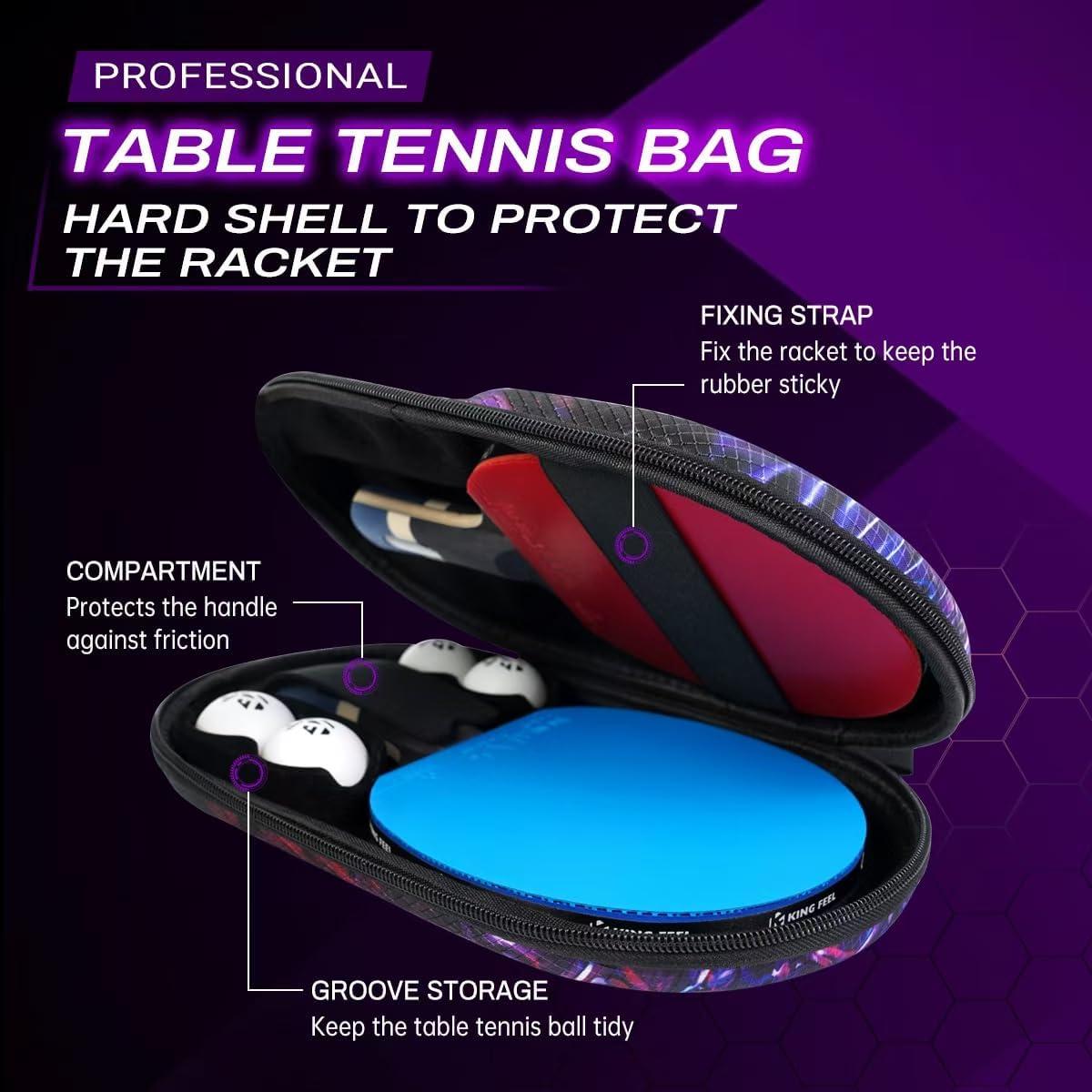Palas de Ping Pong KINGFEEL LS10 - Fibra de Carbono 7 Capas