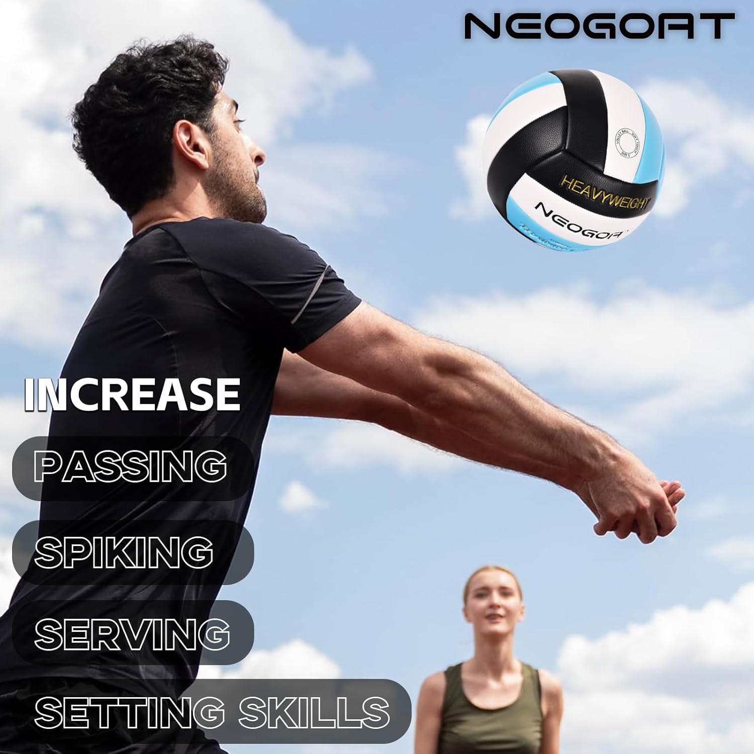 Balón de Voleibol Pesado NEOGOAT Tamaño 5 Cuero Sintético