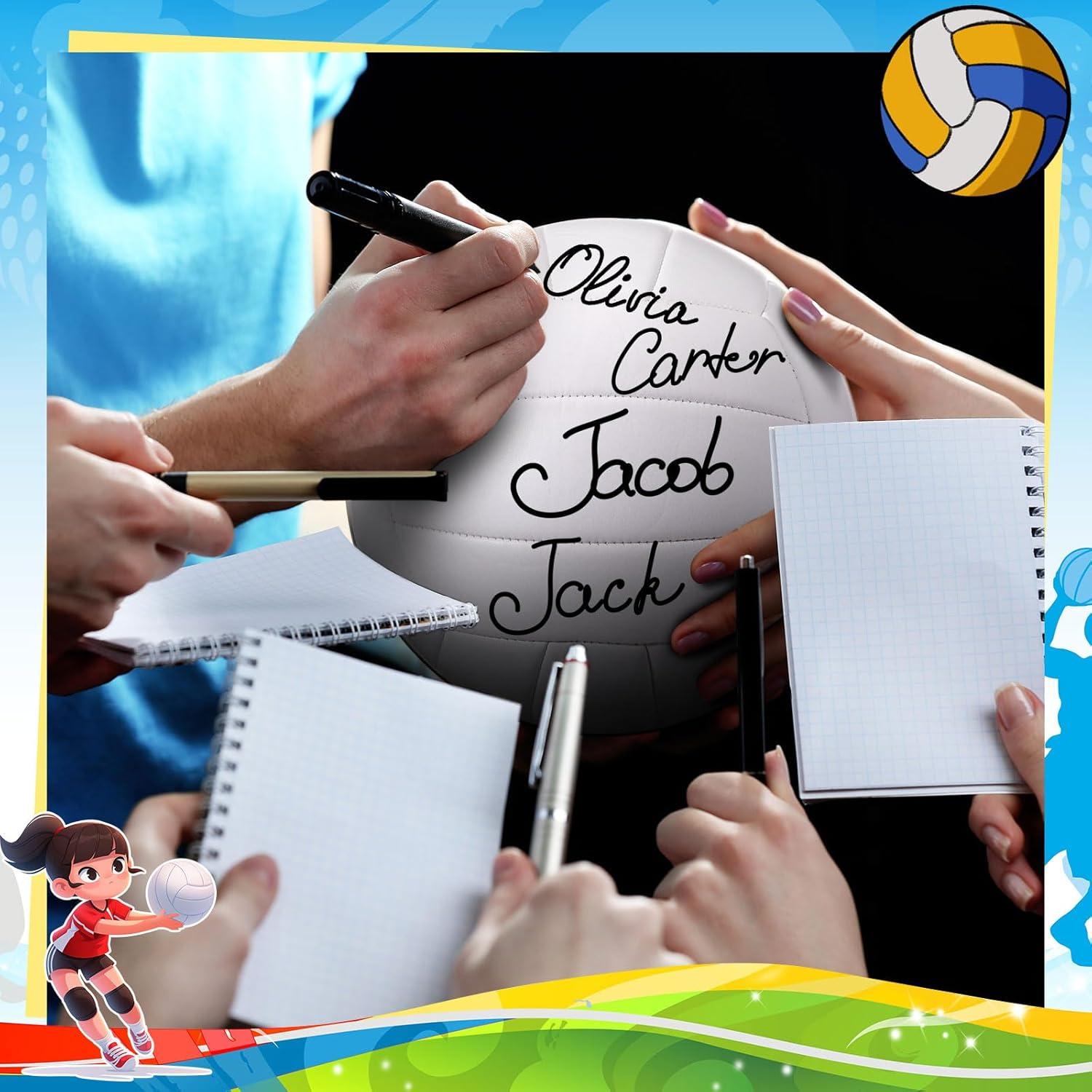 Balón de Voleibol Jexine Tamaño 5 Blanco con Aguja y Bomba