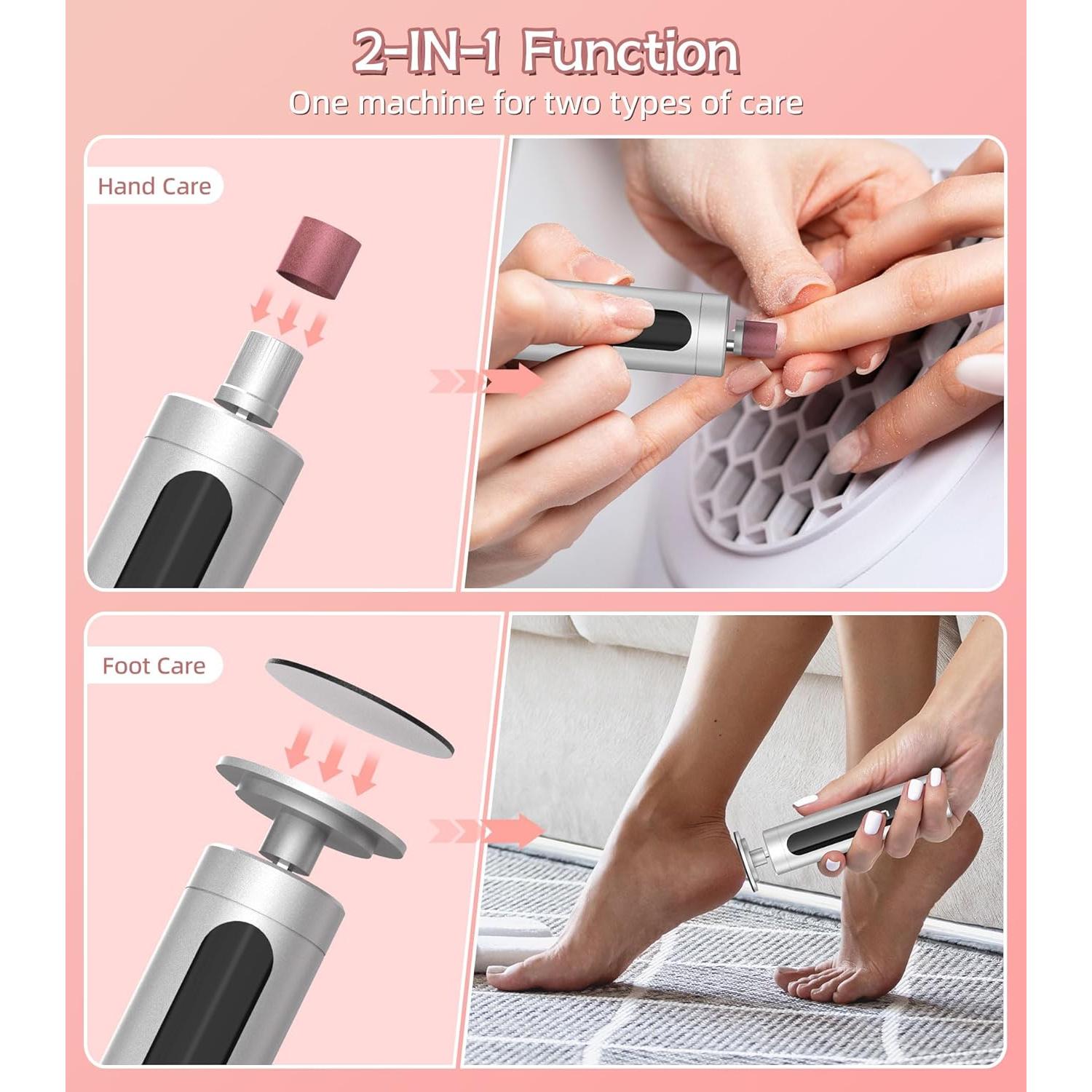 Removedor de Callos Eléctrico APTMAPT HX-16 2 en 1 Recargable