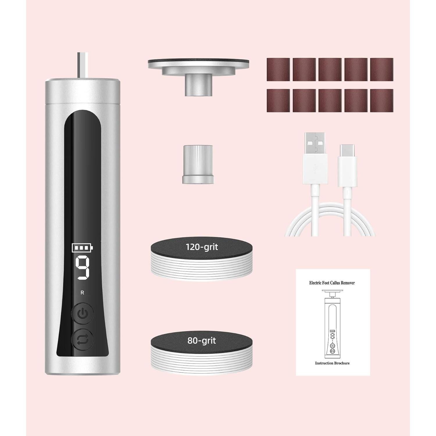 Removedor de Callos Eléctrico APTMAPT HX-16 2 en 1 Recargable
