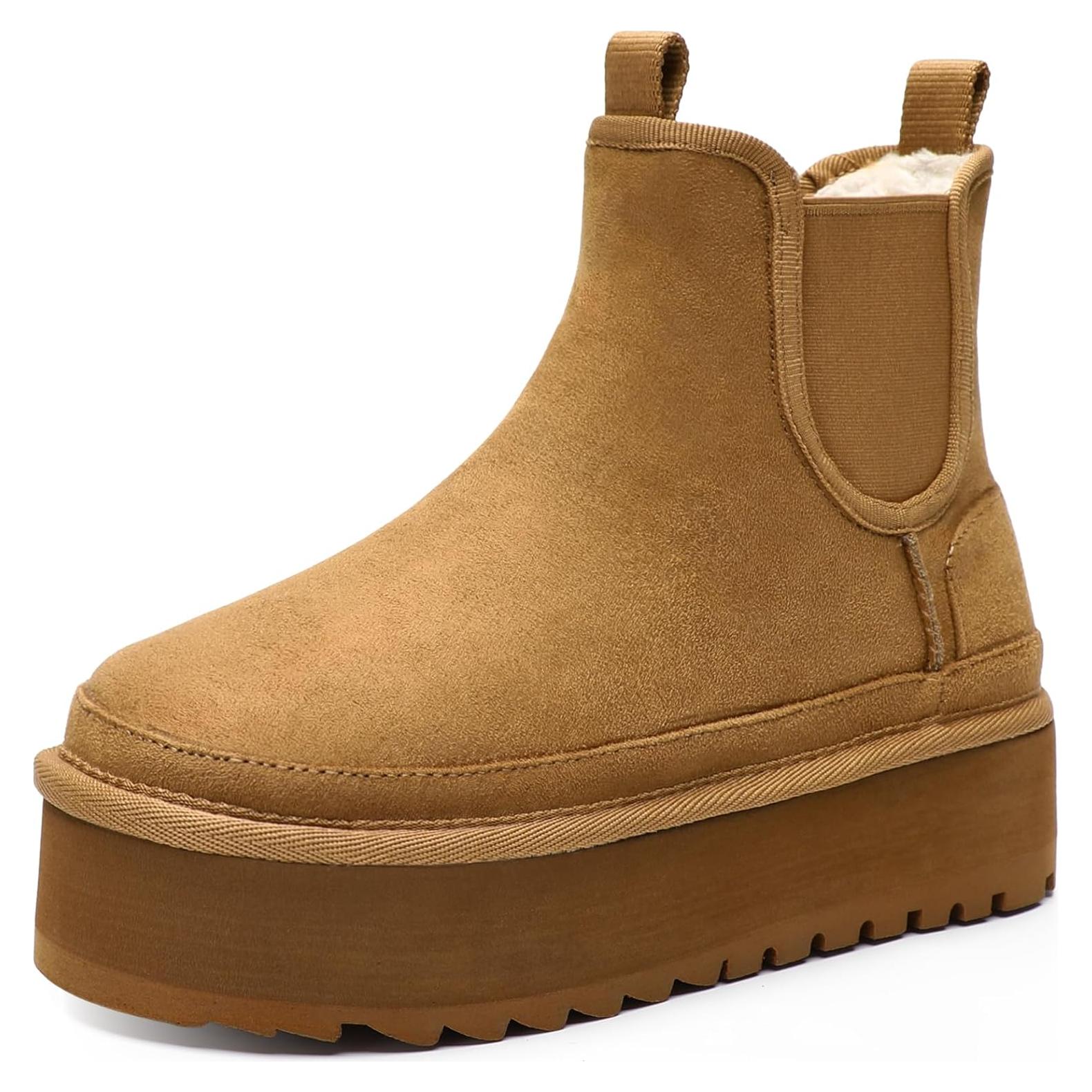 Botas de Nieve Bacia para Mujeres con Plataforma Antideslizante