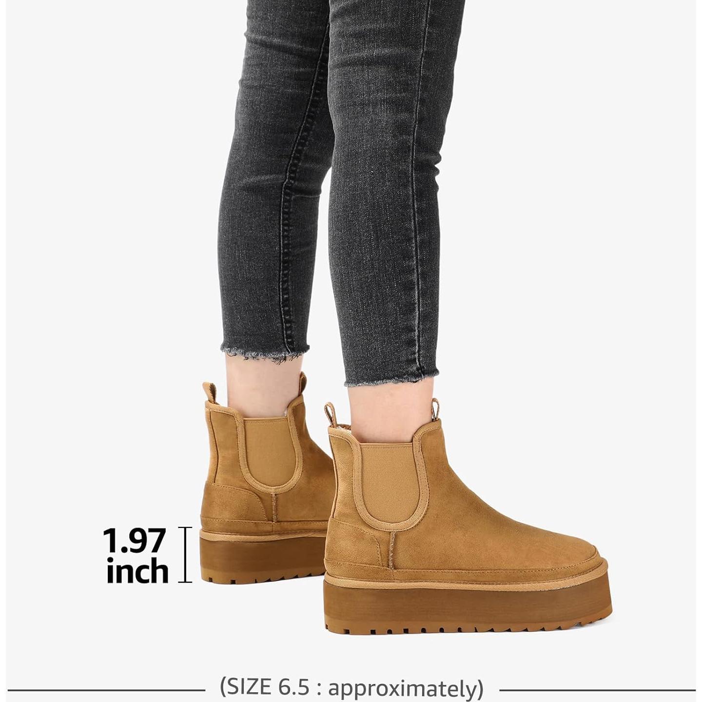 Botas de Nieve Bacia para Mujeres con Plataforma Antideslizante