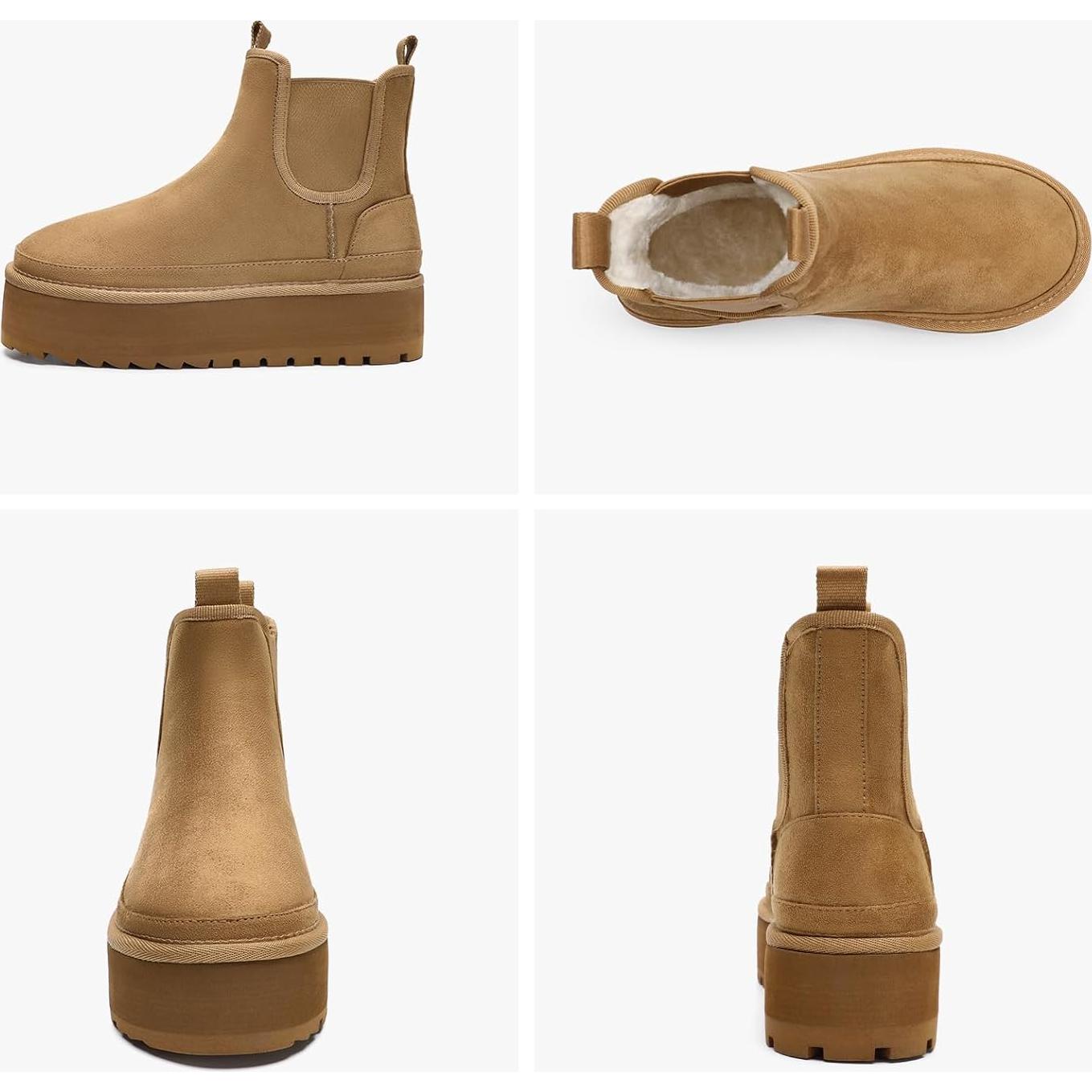 Botas de Nieve Bacia para Mujeres con Plataforma Antideslizante