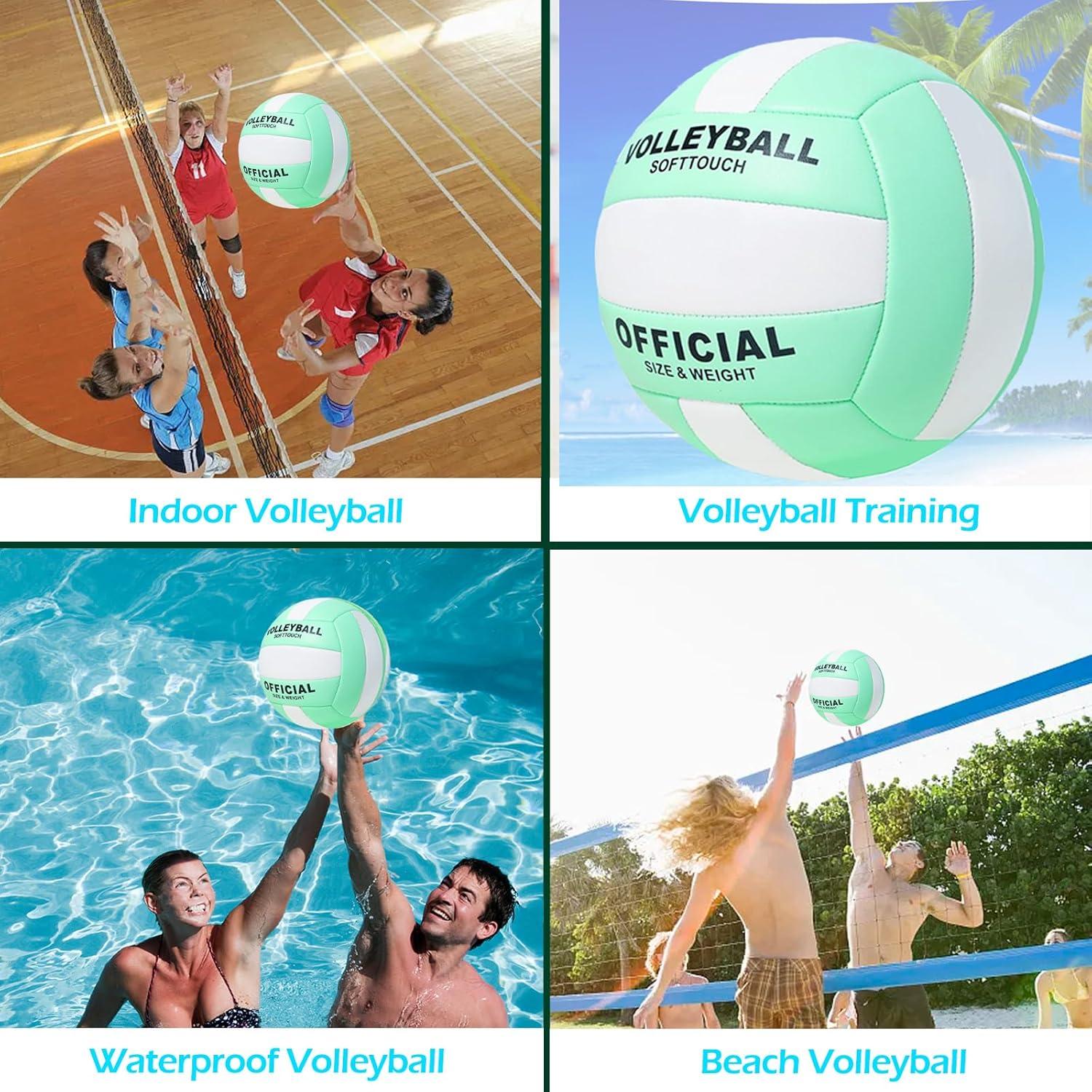 Voleibol ZLY Tamaño 5 para Interior y Exterior con Bomba