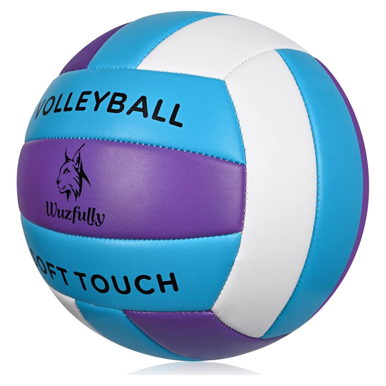 Voleibol Wuzfully Tamaño 5 PVC Suave 278.9g para Principiantes
