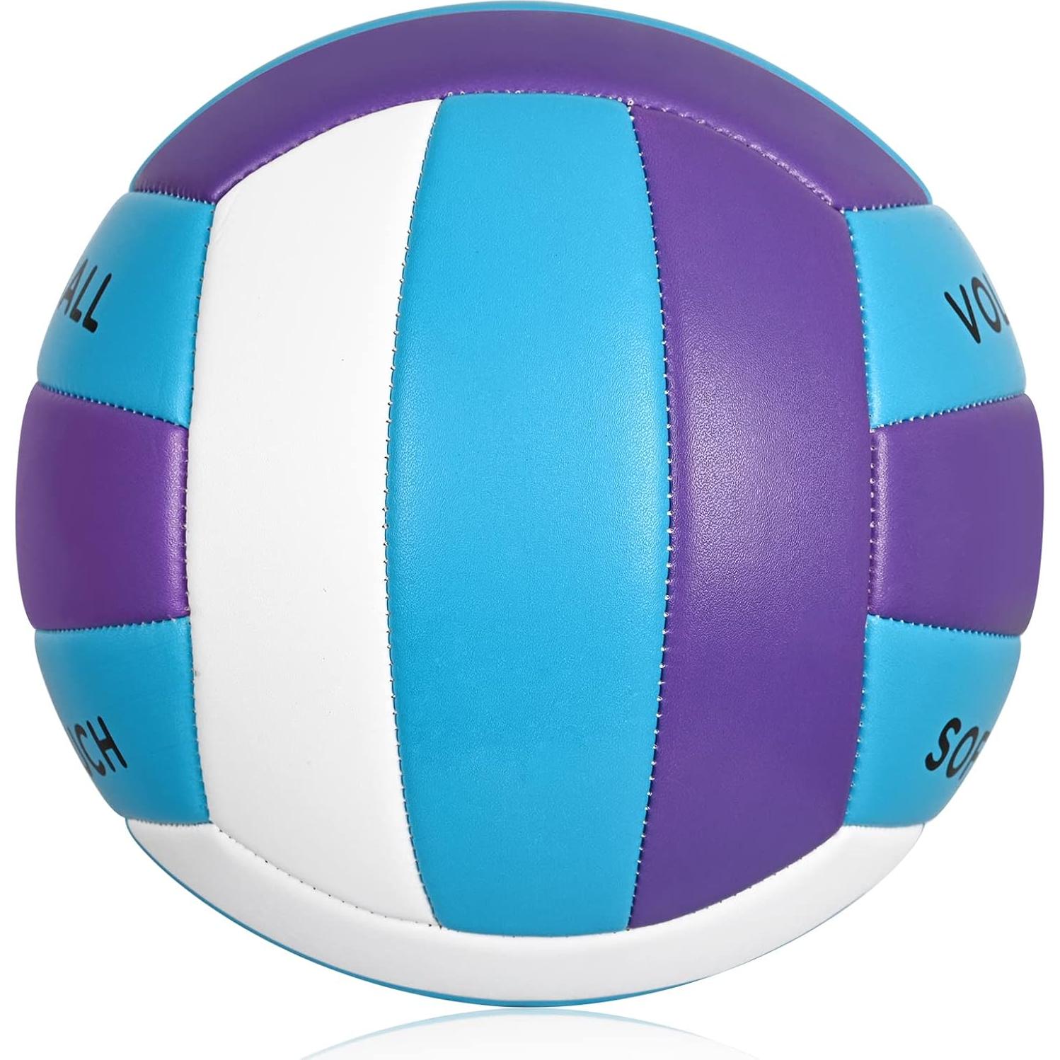 Voleibol Wuzfully Tamaño 5 PVC Suave 278.9g para Principiantes
