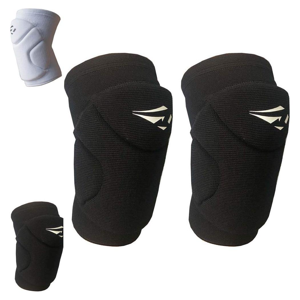 Rodilleras de Voleibol Rawxy Flex Pro II - Almohadilla Absorbente, Mediana/Grande, Negro