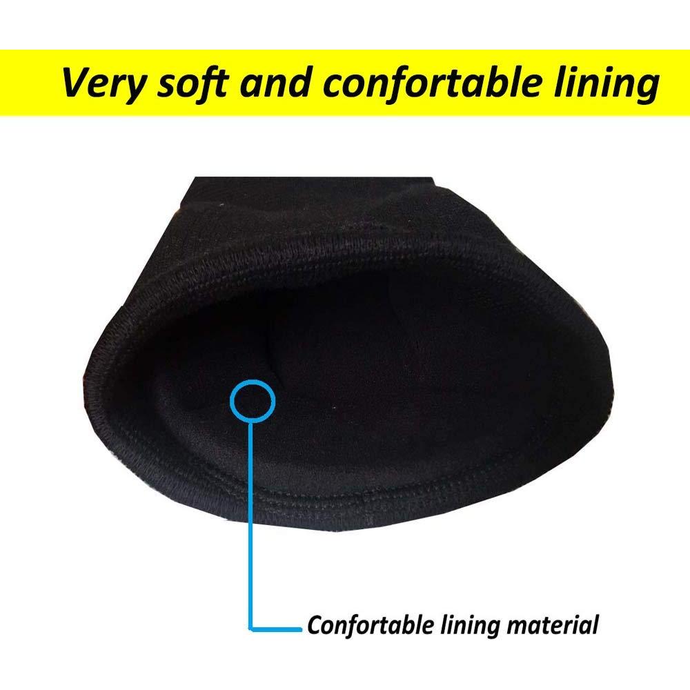 Rodilleras de Voleibol Rawxy Flex Pro II - Almohadilla Absorbente, Mediana/Grande, Negro