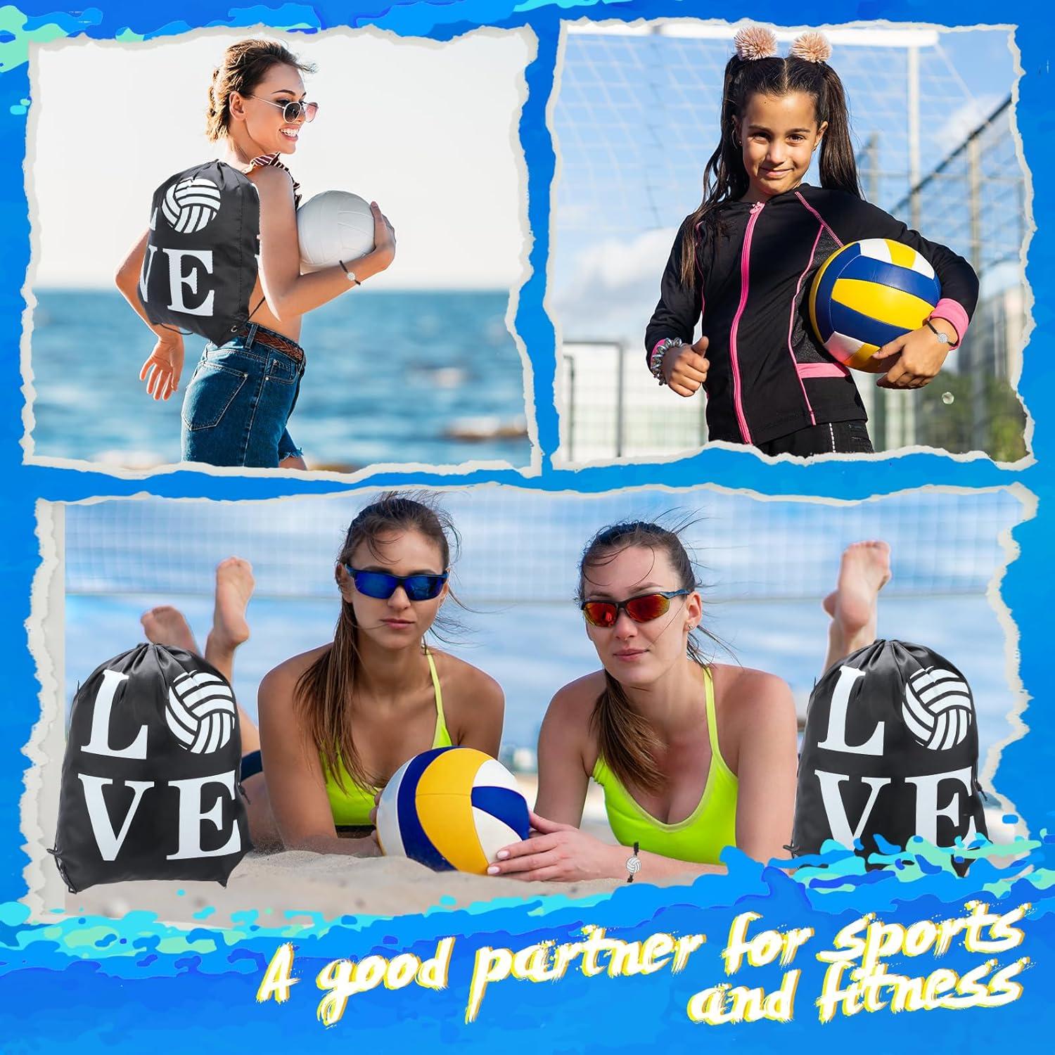 Reginary 18 Piezas Bolsa de Cuerda y Pulseras de Voleibol