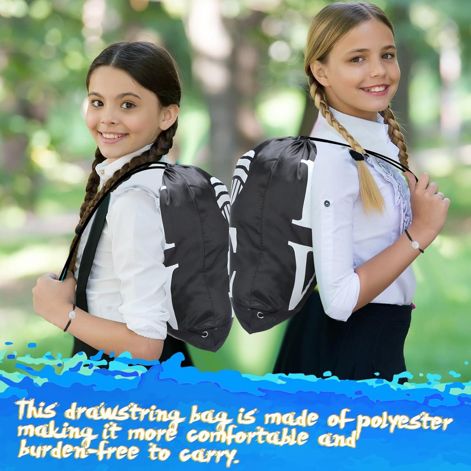 Reginary 18 Piezas Bolsa de Cuerda y Pulseras de Voleibol