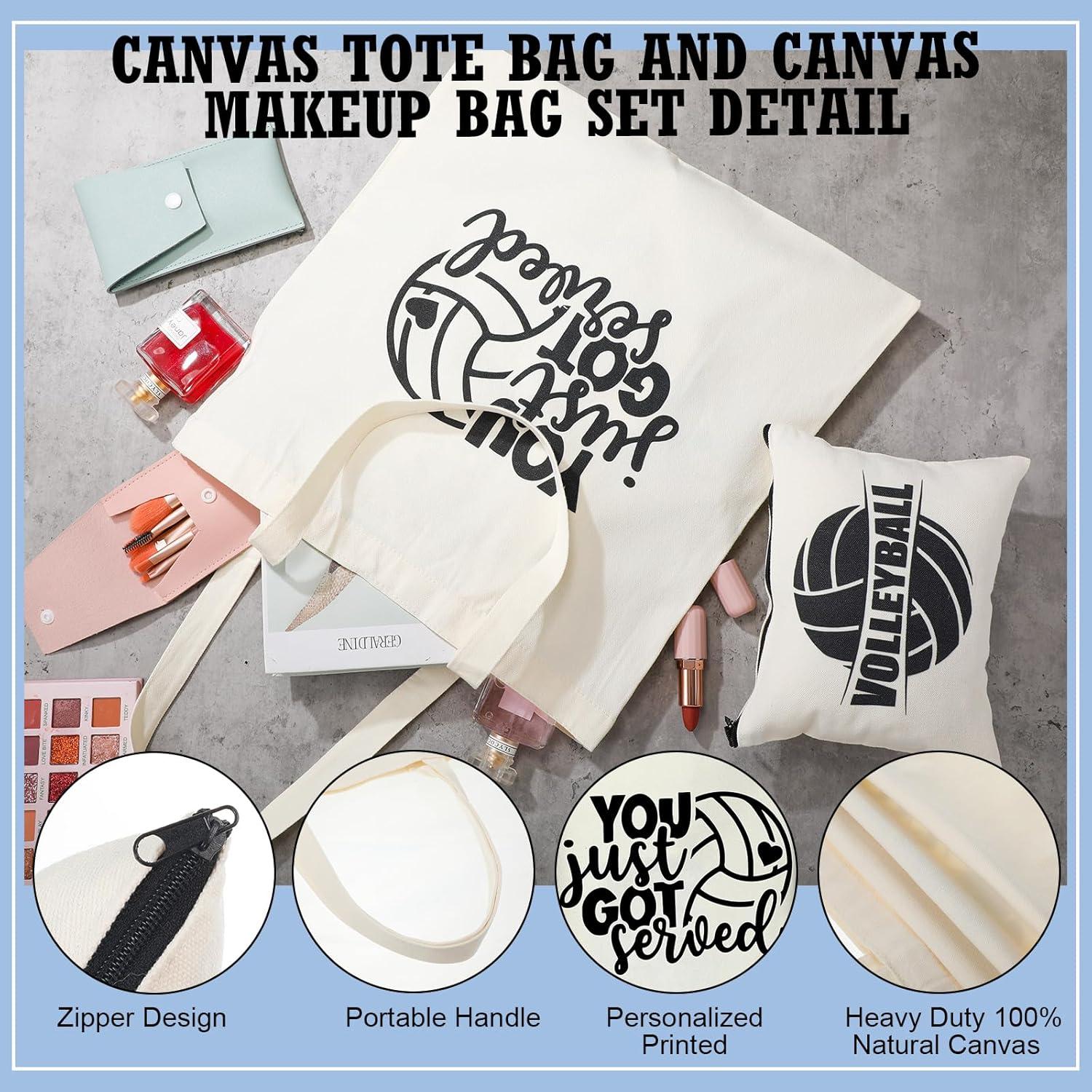 18 Piezas Bolsas de Maquillaje y Mano Voleibol Huhumy