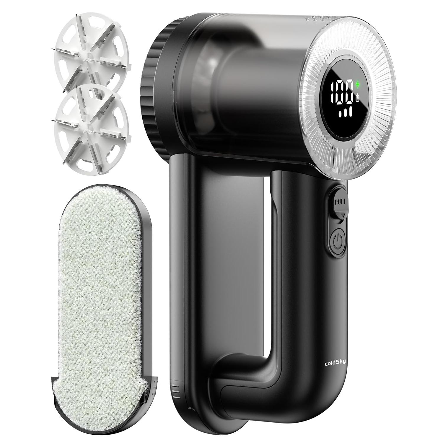 Afeitadora de Tela Eléctrica ColdSky 3 Velocidades LED - Negro