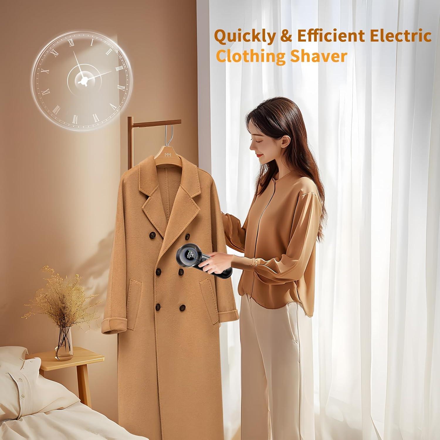 Afeitadora de Tela Eléctrica ColdSky 3 Velocidades LED - Negro