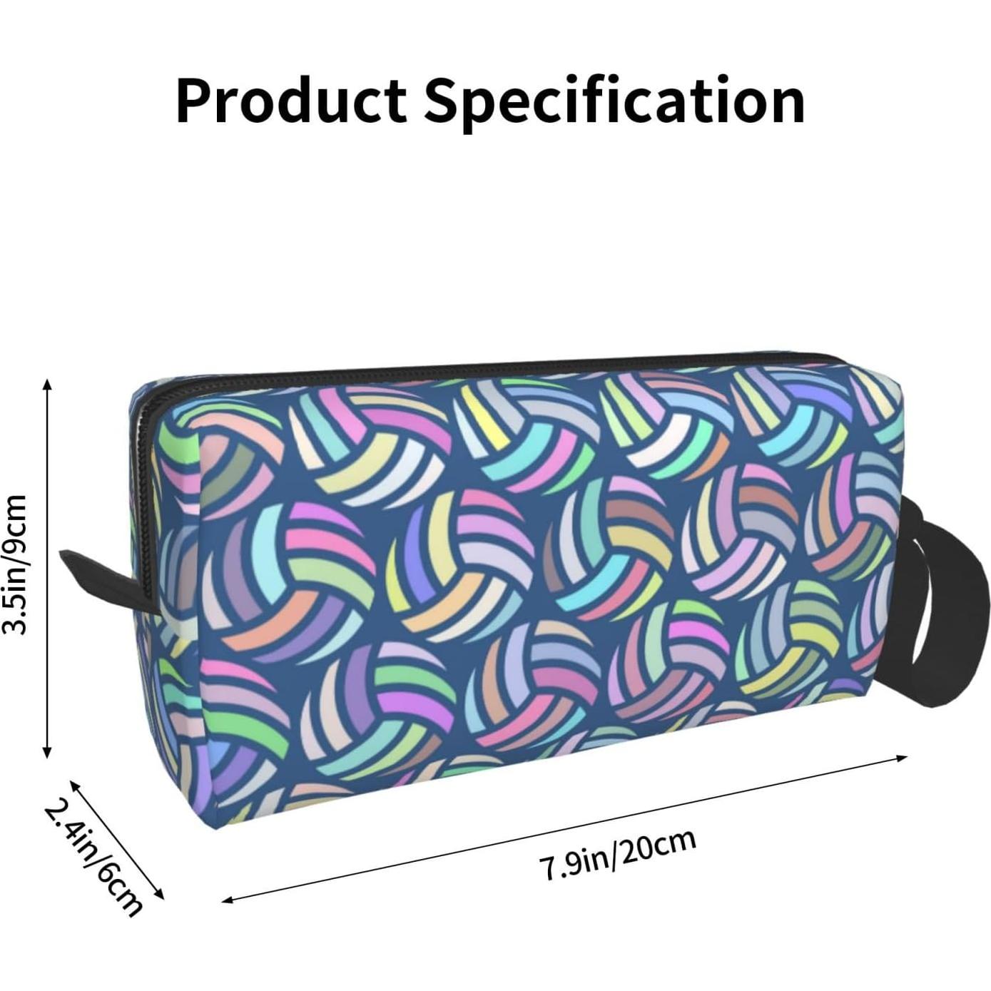 Organizador de Maquillaje JKJOJIA Pelota de Voleibol 20x6x9cm