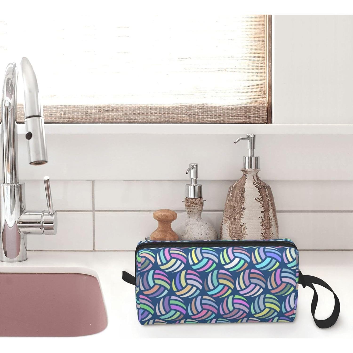 Organizador de Maquillaje JKJOJIA Pelota de Voleibol 20x6x9cm