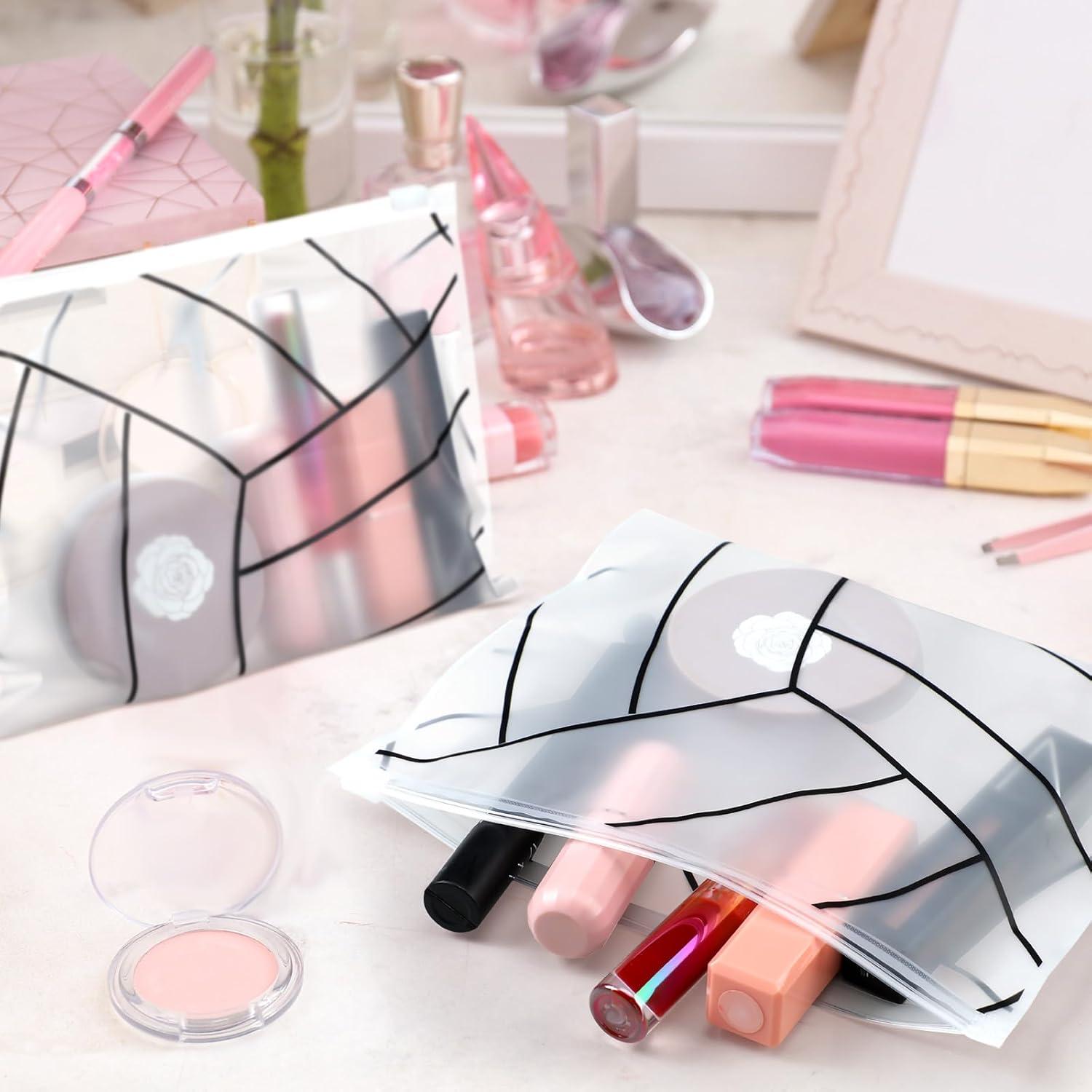 50 Bolsas de Maquillaje Impermeables Gersoniel Rojo Voleibol