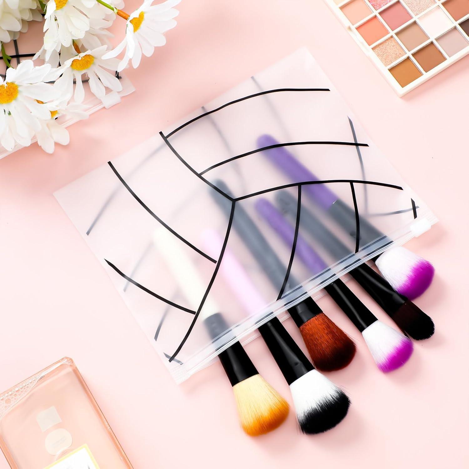 50 Bolsas de Maquillaje Impermeables Gersoniel Rojo Voleibol