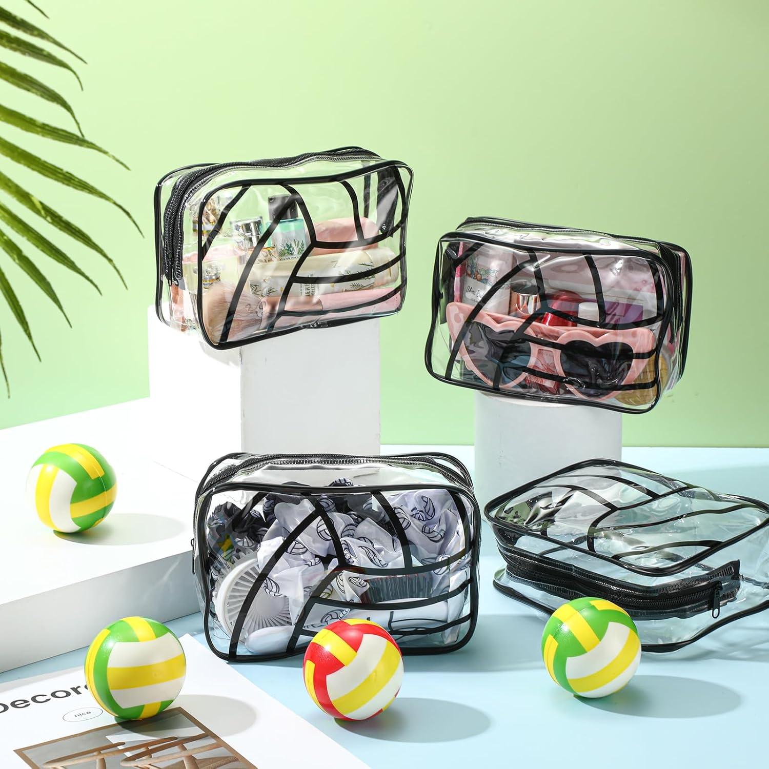 12 Bolsas de Regalo Voleibol Reginary PVC Transparentes 18x11 cm