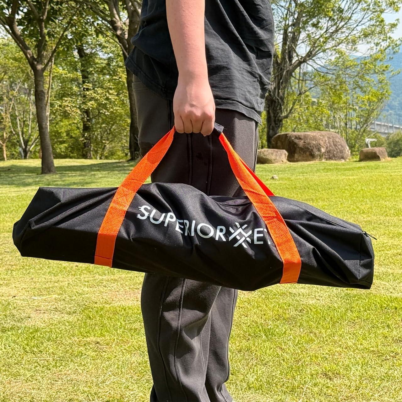 Red de Voleibol Ajustable 3.66m Superiornet - Portátil con Bolsa