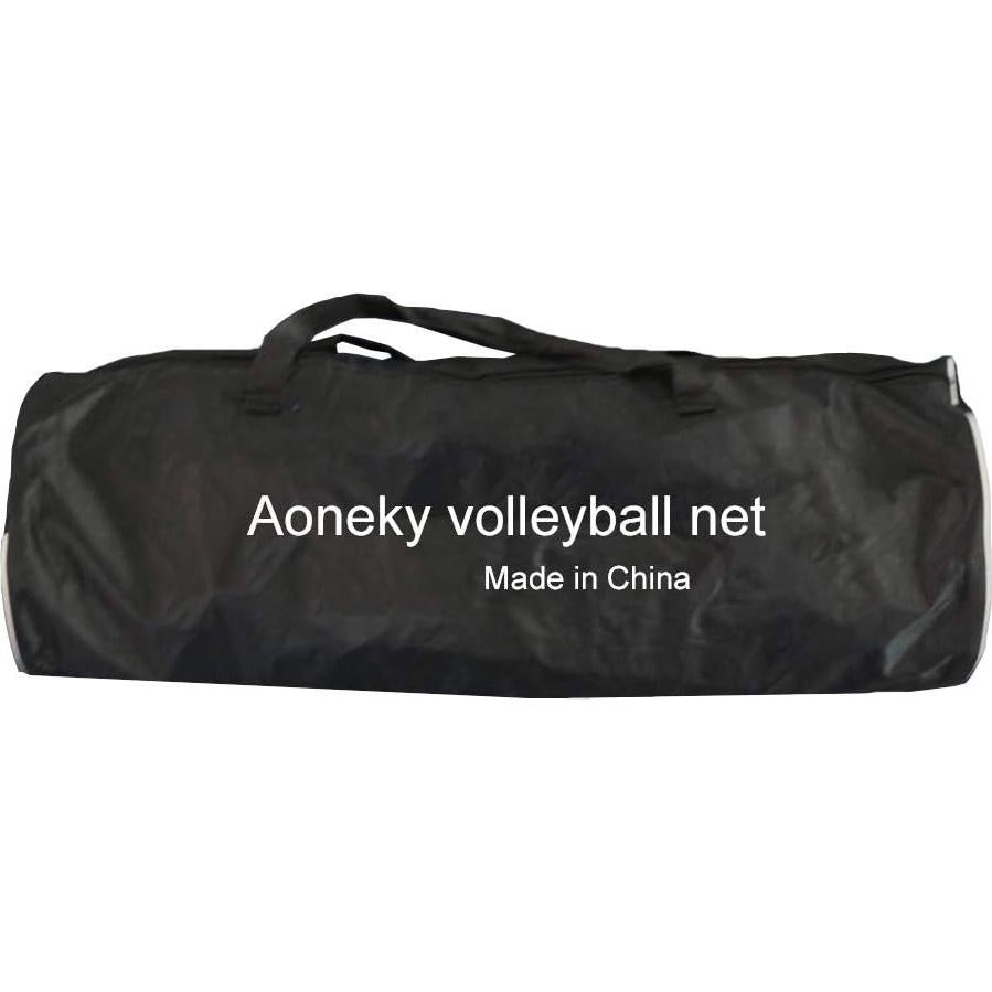 Red de Voleibol Aoneky Profesional 9.75x0.91m con Cable de Acero