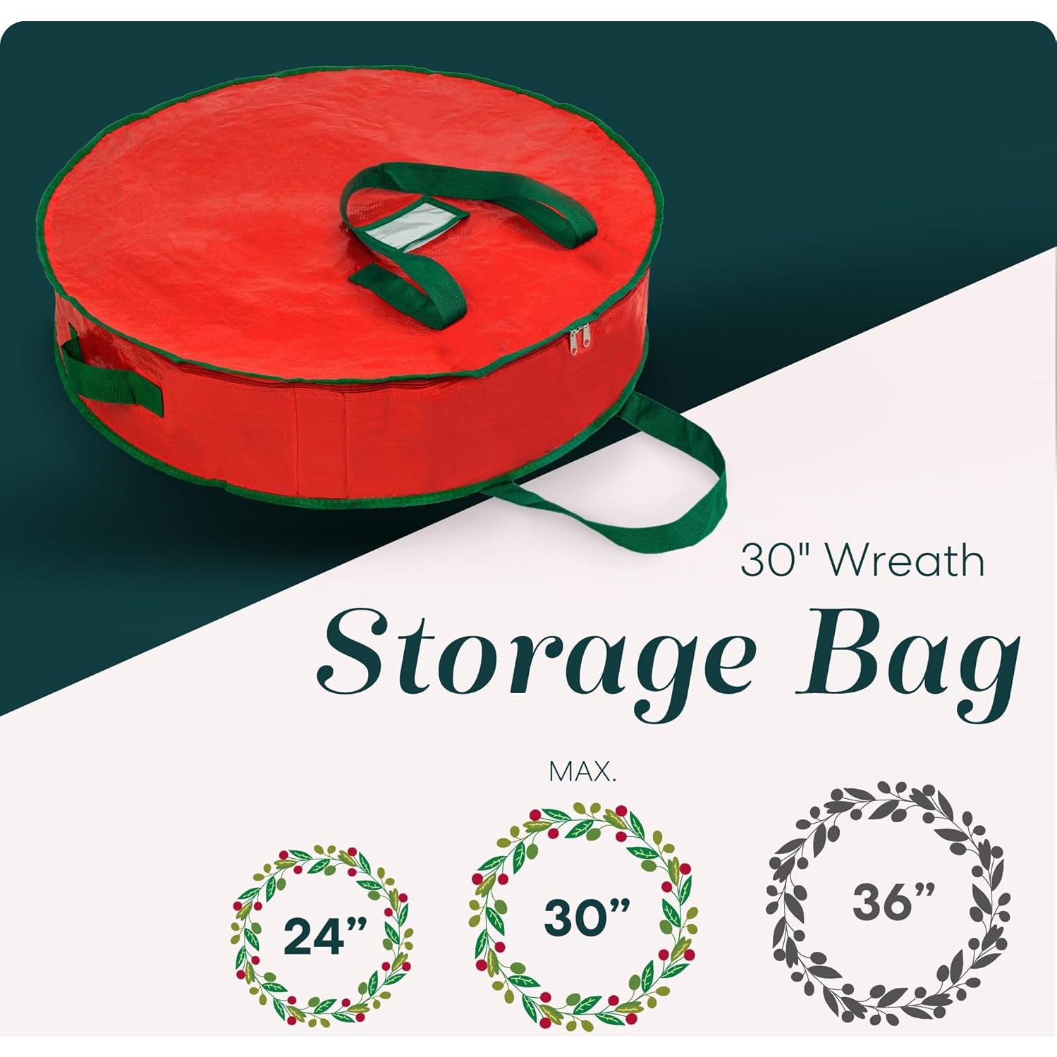 Bolsa de Almacenamiento para Corona de Navidad Handy Laundry 76.2 cm
